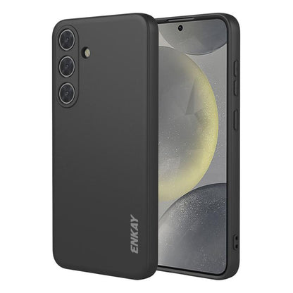 ENKAY Liquid Silicone Soft Shockproof Phone Case, For Galaxy S26+ 5G, For Galaxy S26 Ultra 5G, For Galaxy S26 5G, For Galaxy A57 5G, For Galaxy A37 5G, For Galaxy A27 5G, For Galaxy A07, For Galaxy A17, For Galaxy A25 5G, For Galaxy A16 4G / 5G