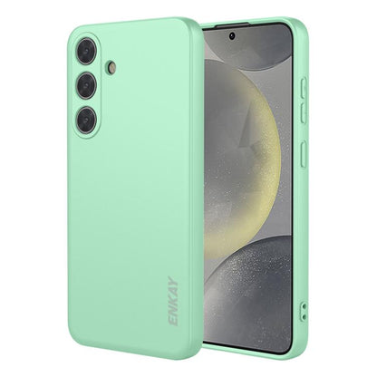 ENKAY Liquid Silicone Soft Shockproof Phone Case, For Galaxy S26+ 5G, For Galaxy S26 Ultra 5G, For Galaxy S26 5G, For Galaxy A57 5G, For Galaxy A37 5G, For Galaxy A27 5G, For Galaxy A07, For Galaxy A17, For Galaxy A25 5G, For Galaxy A16 4G / 5G