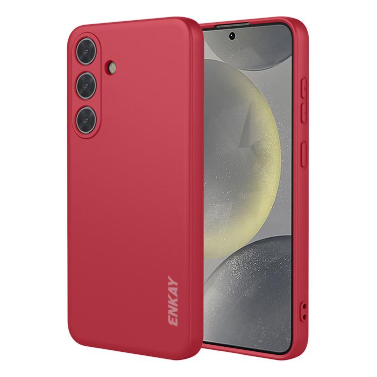 ENKAY Liquid Silicone Soft Shockproof Phone Case, For Galaxy S26+ 5G, For Galaxy S26 Ultra 5G, For Galaxy S26 5G, For Galaxy A57 5G, For Galaxy A37 5G, For Galaxy A27 5G, For Galaxy A07, For Galaxy A17, For Galaxy A25 5G, For Galaxy A16 4G / 5G