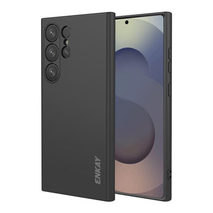 ENKAY Liquid Silicone Soft Shockproof Phone Case, For Samsung Galaxy S26+ 5G, For Samsung Galaxy S26 Ultra 5G, For Samsung Galaxy S26 / S26 Pro 5G, For Samsung Galaxy A57 5G, For Samsung Galaxy A37 5G, For Samsung Galaxy A07, For Samsung Galaxy A17    ...