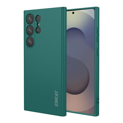 ENKAY Liquid Silicone Soft Shockproof Phone Case, For Samsung Galaxy S26+ 5G, For Samsung Galaxy S26 Ultra 5G, For Samsung Galaxy S26 / S26 Pro 5G, For Samsung Galaxy A57 5G, For Samsung Galaxy A37 5G, For Samsung Galaxy A07, For Samsung Galaxy A17    ...