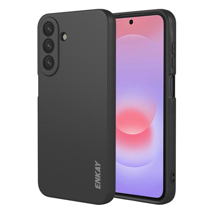 ENKAY Liquid Silicone Soft Shockproof Phone Case, For Galaxy S26+ 5G, For Galaxy S26 Ultra 5G, For Galaxy S26 5G, For Galaxy A57 5G, For Galaxy A37 5G, For Galaxy A27 5G, For Galaxy A07, For Galaxy A17, For Galaxy A25 5G, For Galaxy A16 4G / 5G