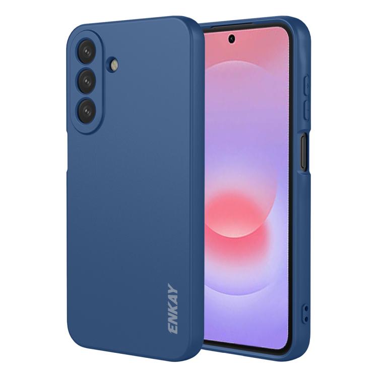ENKAY Liquid Silicone Soft Shockproof Phone Case, For Galaxy S26+ 5G, For Galaxy S26 Ultra 5G, For Galaxy S26 5G, For Galaxy A57 5G, For Galaxy A37 5G, For Galaxy A27 5G, For Galaxy A07, For Galaxy A17, For Galaxy A25 5G, For Galaxy A16 4G / 5G