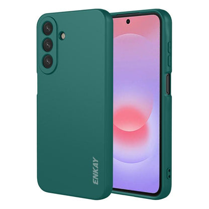 ENKAY Liquid Silicone Soft Shockproof Phone Case, For Galaxy S26+ 5G, For Galaxy S26 Ultra 5G, For Galaxy S26 5G, For Galaxy A57 5G, For Galaxy A37 5G, For Galaxy A27 5G, For Galaxy A07, For Galaxy A17, For Galaxy A25 5G, For Galaxy A16 4G / 5G