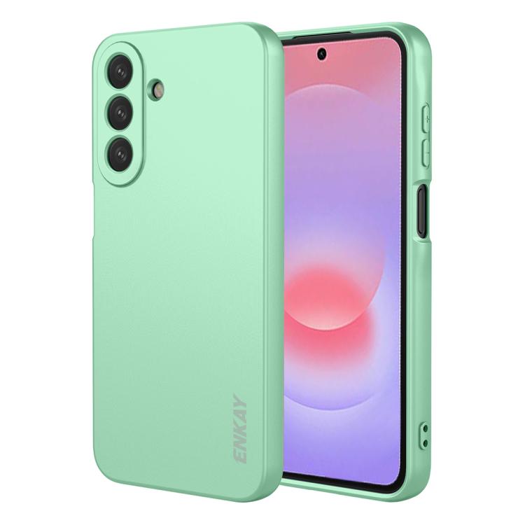 ENKAY Liquid Silicone Soft Shockproof Phone Case, For Galaxy S26+ 5G, For Galaxy S26 Ultra 5G, For Galaxy S26 5G, For Galaxy A57 5G, For Galaxy A37 5G, For Galaxy A27 5G, For Galaxy A07, For Galaxy A17, For Galaxy A25 5G, For Galaxy A16 4G / 5G