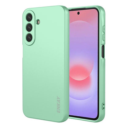 ENKAY Liquid Silicone Soft Shockproof Phone Case, For Galaxy S26+ 5G, For Galaxy S26 Ultra 5G, For Galaxy S26 5G, For Galaxy A57 5G, For Galaxy A37 5G, For Galaxy A27 5G, For Galaxy A07, For Galaxy A17, For Galaxy A25 5G, For Galaxy A16 4G / 5G
