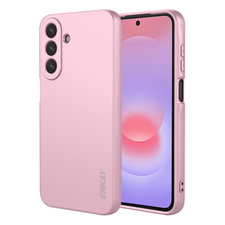 ENKAY Liquid Silicone Soft Shockproof Phone Case, For Galaxy S26+ 5G, For Galaxy S26 Ultra 5G, For Galaxy S26 5G, For Galaxy A57 5G, For Galaxy A37 5G, For Galaxy A27 5G, For Galaxy A07, For Galaxy A17, For Galaxy A25 5G, For Galaxy A16 4G / 5G