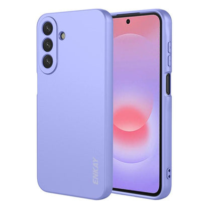 ENKAY Liquid Silicone Soft Shockproof Phone Case, For Galaxy S26+ 5G, For Galaxy S26 Ultra 5G, For Galaxy S26 5G, For Galaxy A57 5G, For Galaxy A37 5G, For Galaxy A27 5G, For Galaxy A07, For Galaxy A17, For Galaxy A25 5G, For Galaxy A16 4G / 5G
