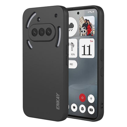 ENKAY Liquid Silicone Soft Shockproof Phone Case, For Nothing Phone 4a Pro, For Nothing Phone 4a, For Nothing Phone 3, For Nothing Phone 3a, For Nothing Phone 3a Pro