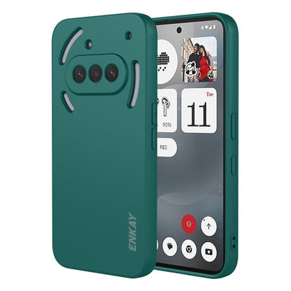ENKAY Liquid Silicone Soft Shockproof Phone Case, For Nothing Phone 4a Pro, For Nothing Phone 4a, For Nothing Phone 3, For Nothing Phone 3a, For Nothing Phone 3a Pro