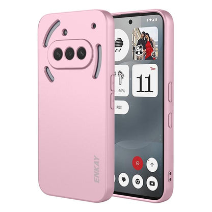 ENKAY Liquid Silicone Soft Shockproof Phone Case, For Nothing Phone 4a Pro, For Nothing Phone 4a, For Nothing Phone 3, For Nothing Phone 3a, For Nothing Phone 3a Pro