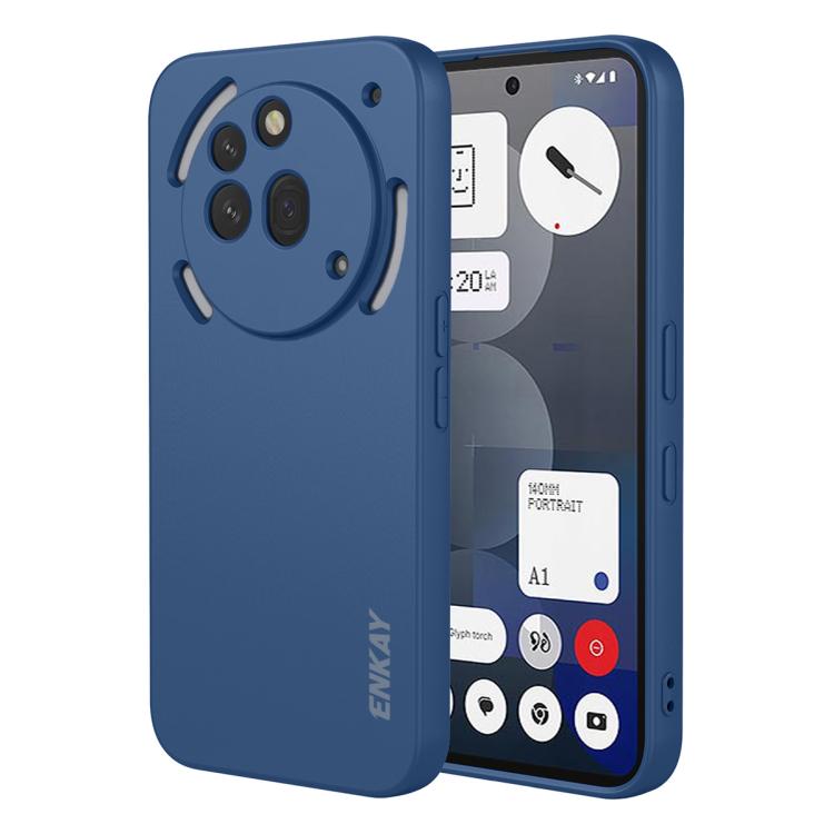 ENKAY Liquid Silicone Soft Shockproof Phone Case, For Nothing Phone 4a Pro, For Nothing Phone 4a, For Nothing Phone 3, For Nothing Phone 3a, For Nothing Phone 3a Pro