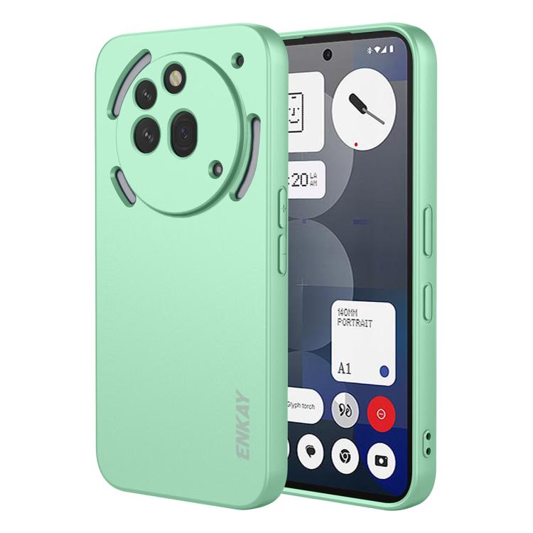 ENKAY Liquid Silicone Soft Shockproof Phone Case, For Nothing Phone 4a Pro, For Nothing Phone 4a, For Nothing Phone 3, For Nothing Phone 3a, For Nothing Phone 3a Pro