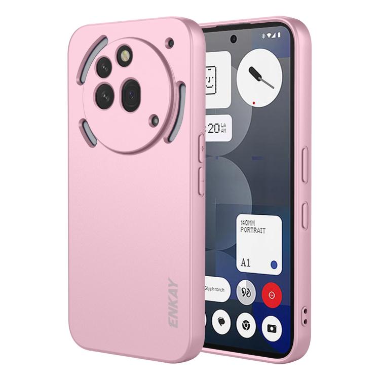ENKAY Liquid Silicone Soft Shockproof Phone Case, For Nothing Phone 4a Pro, For Nothing Phone 4a, For Nothing Phone 3, For Nothing Phone 3a, For Nothing Phone 3a Pro