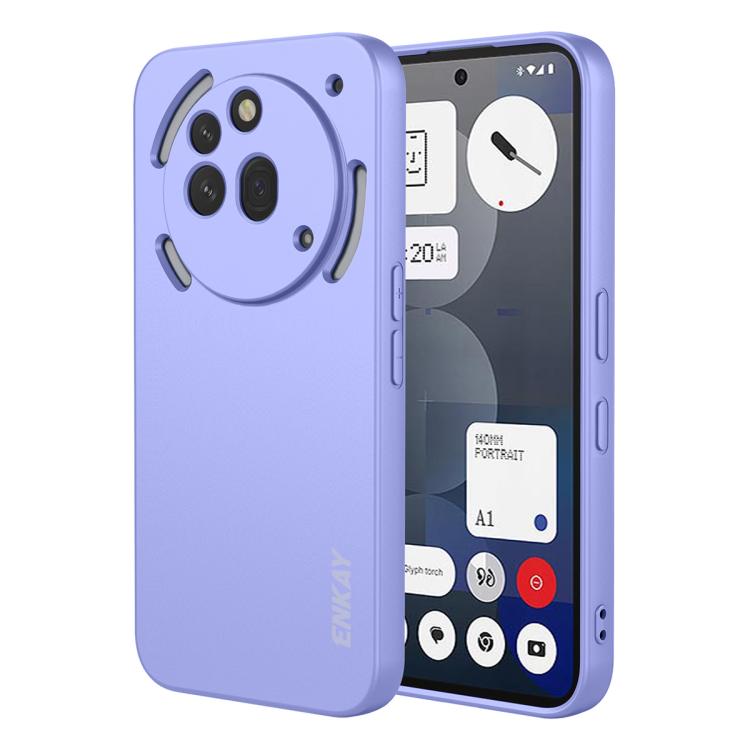 ENKAY Liquid Silicone Soft Shockproof Phone Case, For Nothing Phone 4a Pro, For Nothing Phone 4a, For Nothing Phone 3, For Nothing Phone 3a, For Nothing Phone 3a Pro