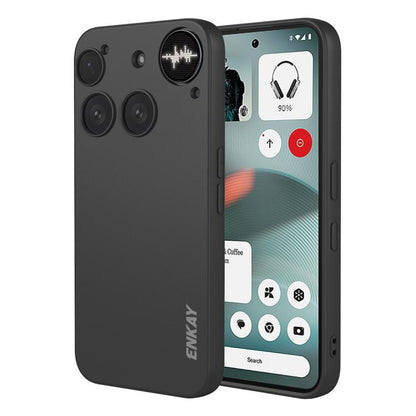 ENKAY Liquid Silicone Soft Shockproof Phone Case, For Nothing Phone 4a Pro, For Nothing Phone 4a, For Nothing Phone 3, For Nothing Phone 3a, For Nothing Phone 3a Pro