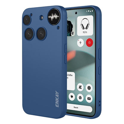 ENKAY Liquid Silicone Soft Shockproof Phone Case, For Nothing Phone 4a Pro, For Nothing Phone 4a, For Nothing Phone 3, For Nothing Phone 3a, For Nothing Phone 3a Pro