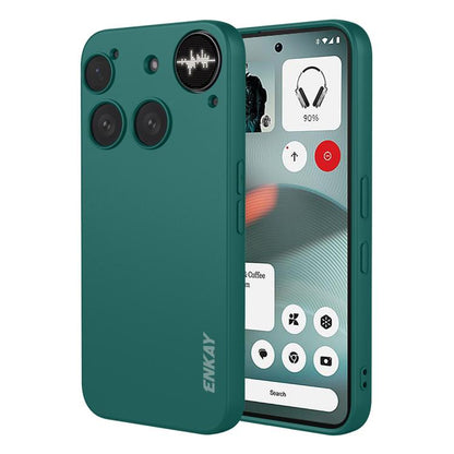 ENKAY Liquid Silicone Soft Shockproof Phone Case, For Nothing Phone 4a Pro, For Nothing Phone 4a, For Nothing Phone 3, For Nothing Phone 3a, For Nothing Phone 3a Pro