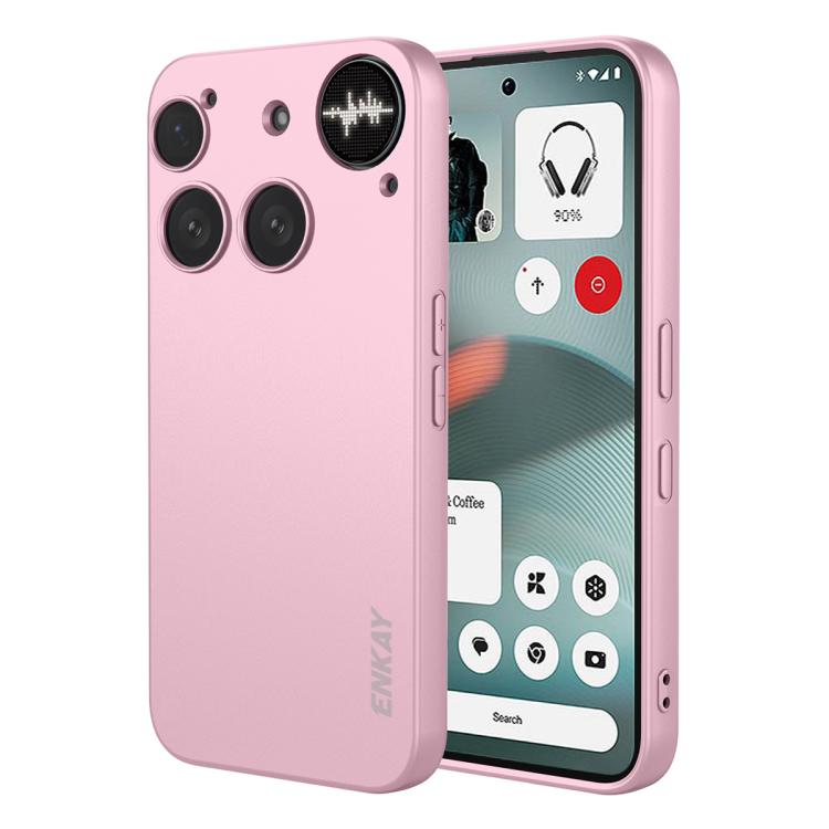 ENKAY Liquid Silicone Soft Shockproof Phone Case, For Nothing Phone 4a Pro, For Nothing Phone 4a, For Nothing Phone 3, For Nothing Phone 3a, For Nothing Phone 3a Pro