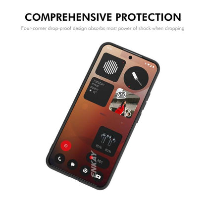 ENKAY Liquid Silicone Soft Shockproof Phone Case, For Nothing Phone 4a Pro, For Nothing Phone 4a, For Nothing Phone 3, For Nothing Phone 3a, For Nothing Phone 3a Pro