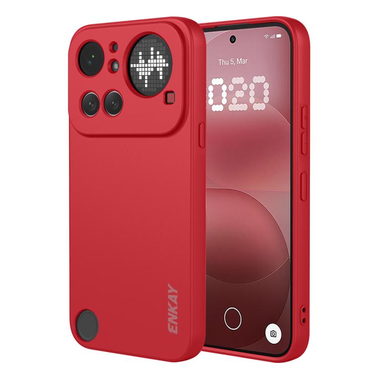 ENKAY Liquid Silicone Soft Shockproof Phone Case, For Nothing Phone 4a Pro, For Nothing Phone 4a, For Nothing Phone 3, For Nothing Phone 3a, For Nothing Phone 3a Pro