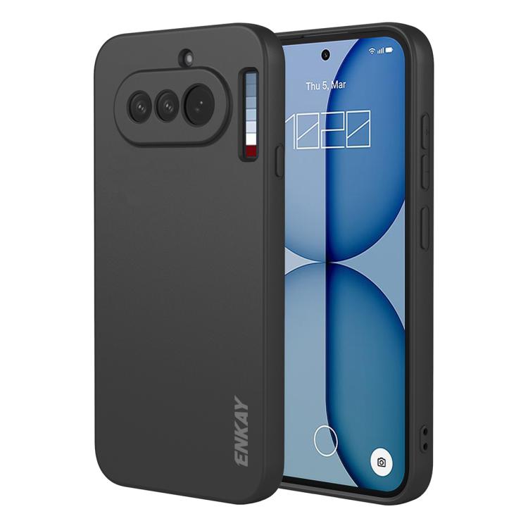 ENKAY Liquid Silicone Soft Shockproof Phone Case, For Nothing Phone 4a Pro, For Nothing Phone 4a, For Nothing Phone 3, For Nothing Phone 3a, For Nothing Phone 3a Pro