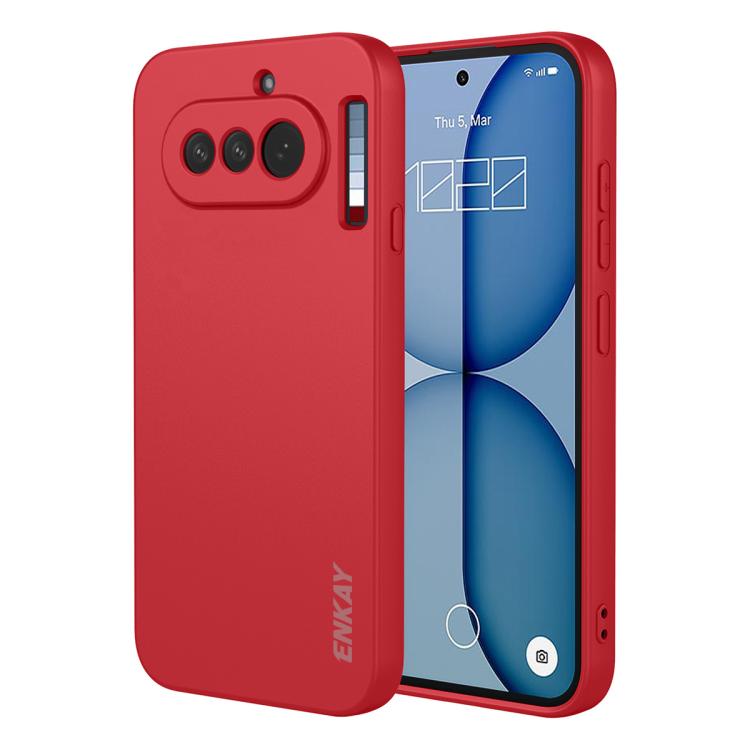 ENKAY Liquid Silicone Soft Shockproof Phone Case, For Nothing Phone 4a Pro, For Nothing Phone 4a, For Nothing Phone 3, For Nothing Phone 3a, For Nothing Phone 3a Pro