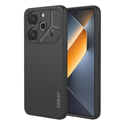 ENKAY Liquid Silicone Soft Shockproof Phone Case, For Tecno Pova 7 5G, For Tecno Pova 7 4G, For Tecno Camon 40 Pro 4G, For Tecno Camon 40 Premier, For Tecno Camon 40 4G, For Tecno Spark 30 4G, For Tecno Pova 6 4G, For Tecno Spark Go 1 / Pop 9