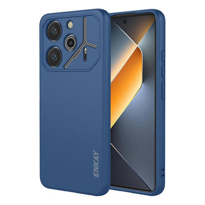 ENKAY Liquid Silicone Soft Shockproof Phone Case, For Tecno Pova 7 5G, For Tecno Pova 7 4G, For Tecno Camon 40 Pro 4G, For Tecno Camon 40 Premier, For Tecno Camon 40 4G, For Tecno Spark 30 4G, For Tecno Pova 6 4G, For Tecno Spark Go 1 / Pop 9