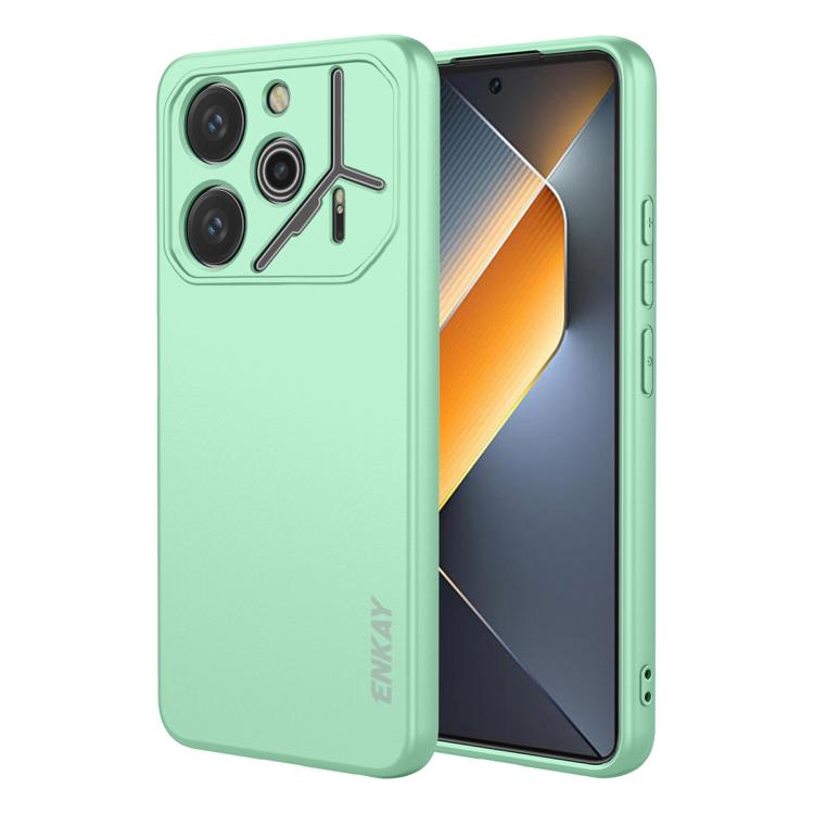 ENKAY Liquid Silicone Soft Shockproof Phone Case, For Tecno Pova 7 5G, For Tecno Pova 7 4G, For Tecno Camon 40 Pro 4G, For Tecno Camon 40 Premier, For Tecno Camon 40 4G, For Tecno Spark 30 4G, For Tecno Pova 6 4G, For Tecno Spark Go 1 / Pop 9