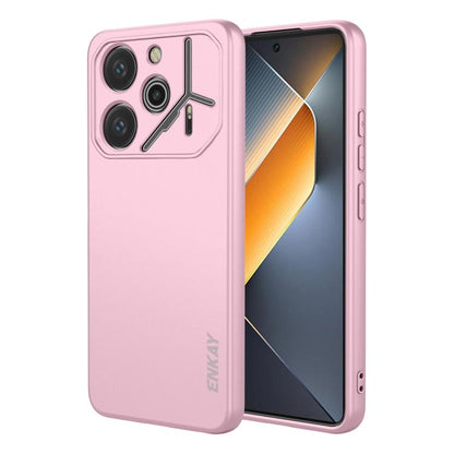 ENKAY Liquid Silicone Soft Shockproof Phone Case, For Tecno Pova 7 5G, For Tecno Pova 7 4G, For Tecno Camon 40 Pro 4G, For Tecno Camon 40 Premier, For Tecno Camon 40 4G, For Tecno Spark 30 4G, For Tecno Pova 6 4G, For Tecno Spark Go 1 / Pop 9