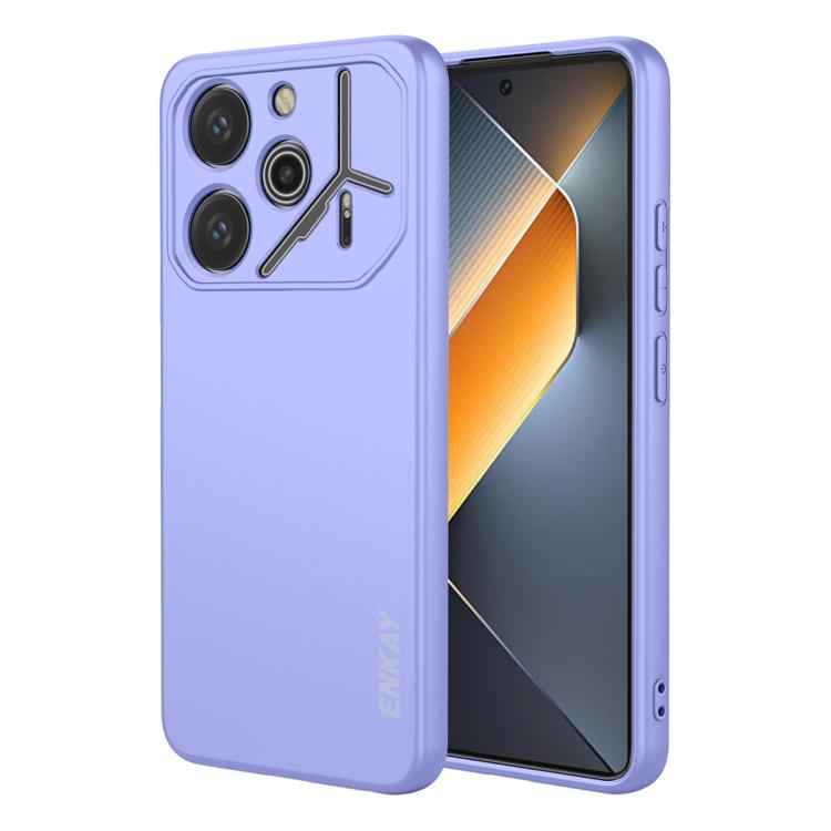 ENKAY Liquid Silicone Soft Shockproof Phone Case, For Tecno Pova 7 5G, For Tecno Pova 7 4G, For Tecno Camon 40 Pro 4G, For Tecno Camon 40 Premier, For Tecno Camon 40 4G, For Tecno Spark 30 4G, For Tecno Pova 6 4G, For Tecno Spark Go 1 / Pop 9