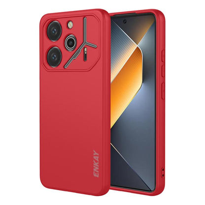 ENKAY Liquid Silicone Soft Shockproof Phone Case, For Tecno Pova 7 5G, For Tecno Pova 7 4G, For Tecno Camon 40 Pro 4G, For Tecno Camon 40 Premier, For Tecno Camon 40 4G, For Tecno Spark 30 4G, For Tecno Pova 6 4G, For Tecno Spark Go 1 / Pop 9