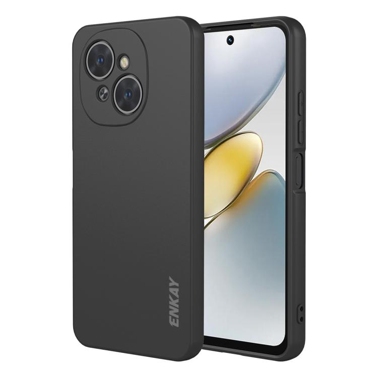 ENKAY Liquid Silicone Soft Shockproof Phone Case, For Tecno Pova 7 5G, For Tecno Pova 7 4G, For Tecno Camon 40 Pro 4G, For Tecno Camon 40 Premier, For Tecno Camon 40 4G, For Tecno Spark 30 4G, For Tecno Pova 6 4G, For Tecno Spark Go 1 / Pop 9
