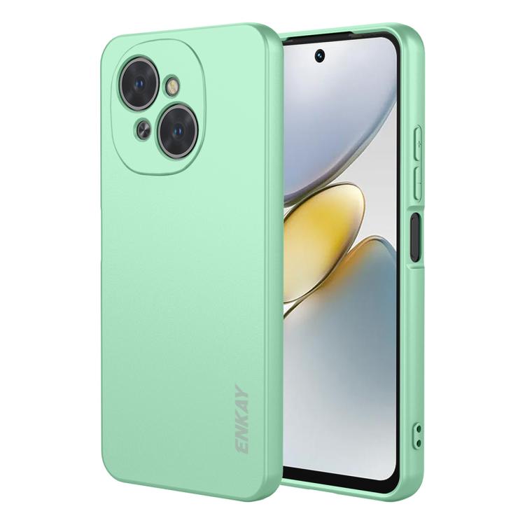 ENKAY Liquid Silicone Soft Shockproof Phone Case, For Tecno Pova 7 5G, For Tecno Pova 7 4G, For Tecno Camon 40 Pro 4G, For Tecno Camon 40 Premier, For Tecno Camon 40 4G, For Tecno Spark 30 4G, For Tecno Pova 6 4G, For Tecno Spark Go 1 / Pop 9