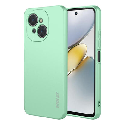 ENKAY Liquid Silicone Soft Shockproof Phone Case, For Tecno Pova 7 5G, For Tecno Pova 7 4G, For Tecno Camon 40 Pro 4G, For Tecno Camon 40 Premier, For Tecno Camon 40 4G, For Tecno Spark 30 4G, For Tecno Pova 6 4G, For Tecno Spark Go 1 / Pop 9