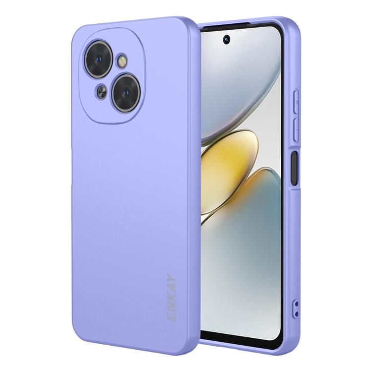 ENKAY Liquid Silicone Soft Shockproof Phone Case, For Tecno Pova 7 5G, For Tecno Pova 7 4G, For Tecno Camon 40 Pro 4G, For Tecno Camon 40 Premier, For Tecno Camon 40 4G, For Tecno Spark 30 4G, For Tecno Pova 6 4G, For Tecno Spark Go 1 / Pop 9