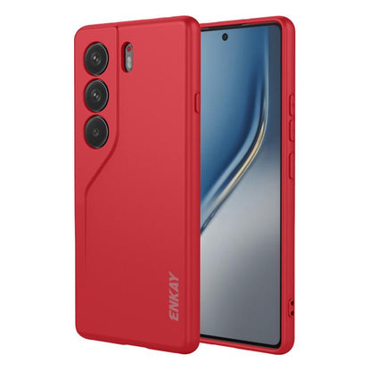 ENKAY Liquid Silicone Soft Shockproof Phone Case, For Tecno Pova 7 5G, For Tecno Pova 7 4G, For Tecno Camon 40 Pro 4G, For Tecno Camon 40 Premier, For Tecno Camon 40 4G, For Tecno Spark 30 4G, For Tecno Pova 6 4G, For Tecno Spark Go 1 / Pop 9