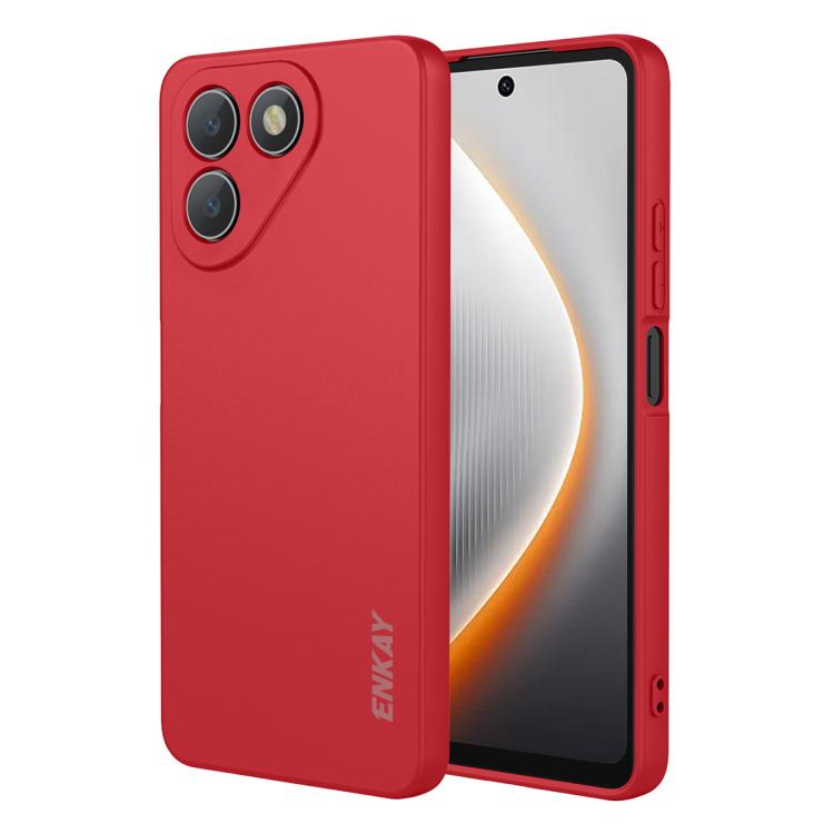 ENKAY Liquid Silicone Soft Shockproof Phone Case, For Tecno Pova 7 5G, For Tecno Pova 7 4G, For Tecno Camon 40 Pro 4G, For Tecno Camon 40 Premier, For Tecno Camon 40 4G, For Tecno Spark 30 4G, For Tecno Pova 6 4G, For Tecno Spark Go 1 / Pop 9