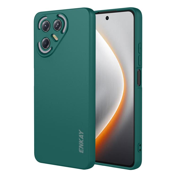 ENKAY Liquid Silicone Soft Shockproof Phone Case, For Tecno Pova 7 5G, For Tecno Pova 7 4G, For Tecno Camon 40 Pro 4G, For Tecno Camon 40 Premier, For Tecno Camon 40 4G, For Tecno Spark 30 4G, For Tecno Pova 6 4G, For Tecno Spark Go 1 / Pop 9