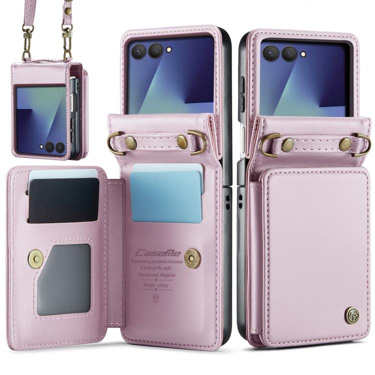CaseMe C22 Card Slots Holder RFID Anti-theft Phone Case, For Galaxy Z Flip8 5G, For  Galaxy Z Flip7 5G, For  Galaxy Z Flip6 / Flip7 FE