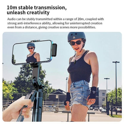 M6 2 Microphone + 1 Receiver Wireless Microphone AI Noise Reduction Live Streaming Mic