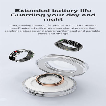R13 SIZE 9 Smart Ring, Support Heart Rate / Blood Oxygen / Sleep Monitoring / Motion Sensing Game