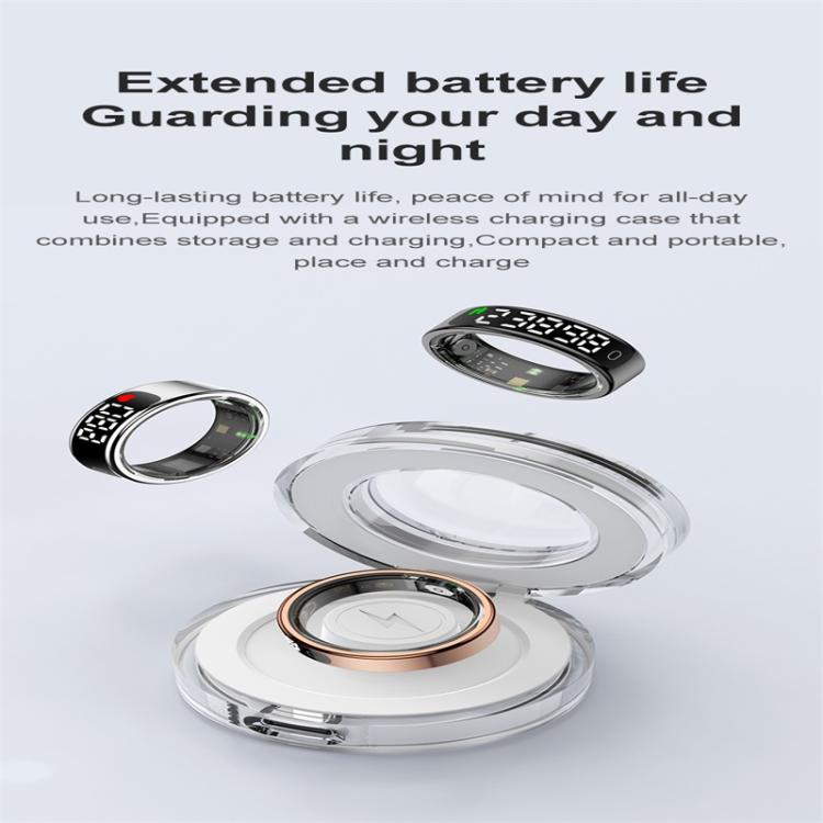 R13 SIZE 10 Smart Ring, Support Heart Rate / Blood Oxygen / Sleep Monitoring / Motion Sensing Game