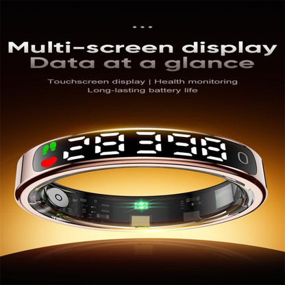 R13 SIZE 12 Smart Ring, Support Heart Rate / Blood Oxygen / Sleep Monitoring / Motion Sensing Game
