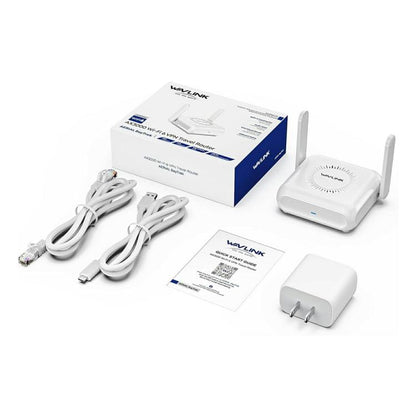 WAVLINK WNT100X3  AX3000 160MHz MU-MIMO OFDMA VPN Dual Band WiFi 6 Travel Router