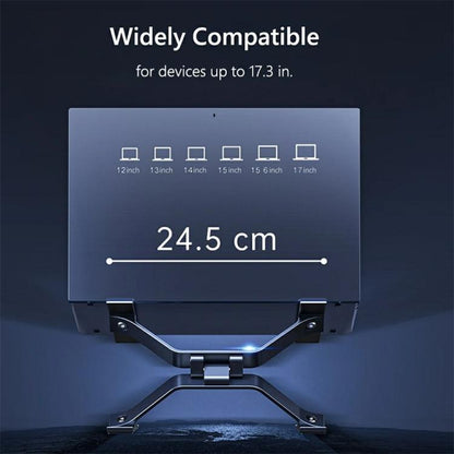 P70 X-Shape Aluminum Alloy Stand Height Adjustable Foldable Cooling Bracket for Laptop / Tablet, P70