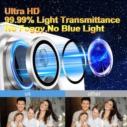 Kalebol No Flicker Ultra-Thin Individual Camera Lens Tempered Glass Film, For iPhone 17e / 16e