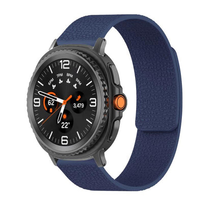Lychee Texture Soft Magnetic Silicone Watch Band, For Samsung Galaxy Watch Ultra 47mm / Ultra 2025, For Samsung Galaxy Watch8 / 8 Classic