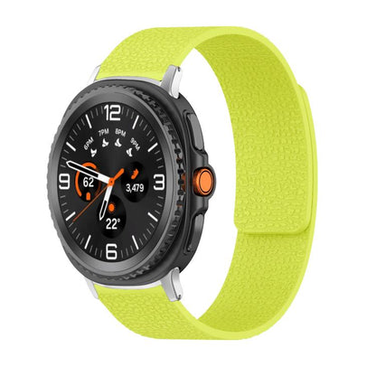 Lychee Texture Soft Magnetic Silicone Watch Band, For Samsung Galaxy Watch Ultra 47mm / Ultra 2025, For Samsung Galaxy Watch8 / 8 Classic